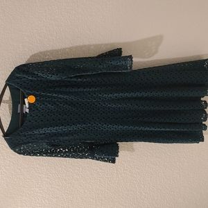 Rabbit Rabbit Rabbit Designs Hunter Green Dress Size 10 New With Tags